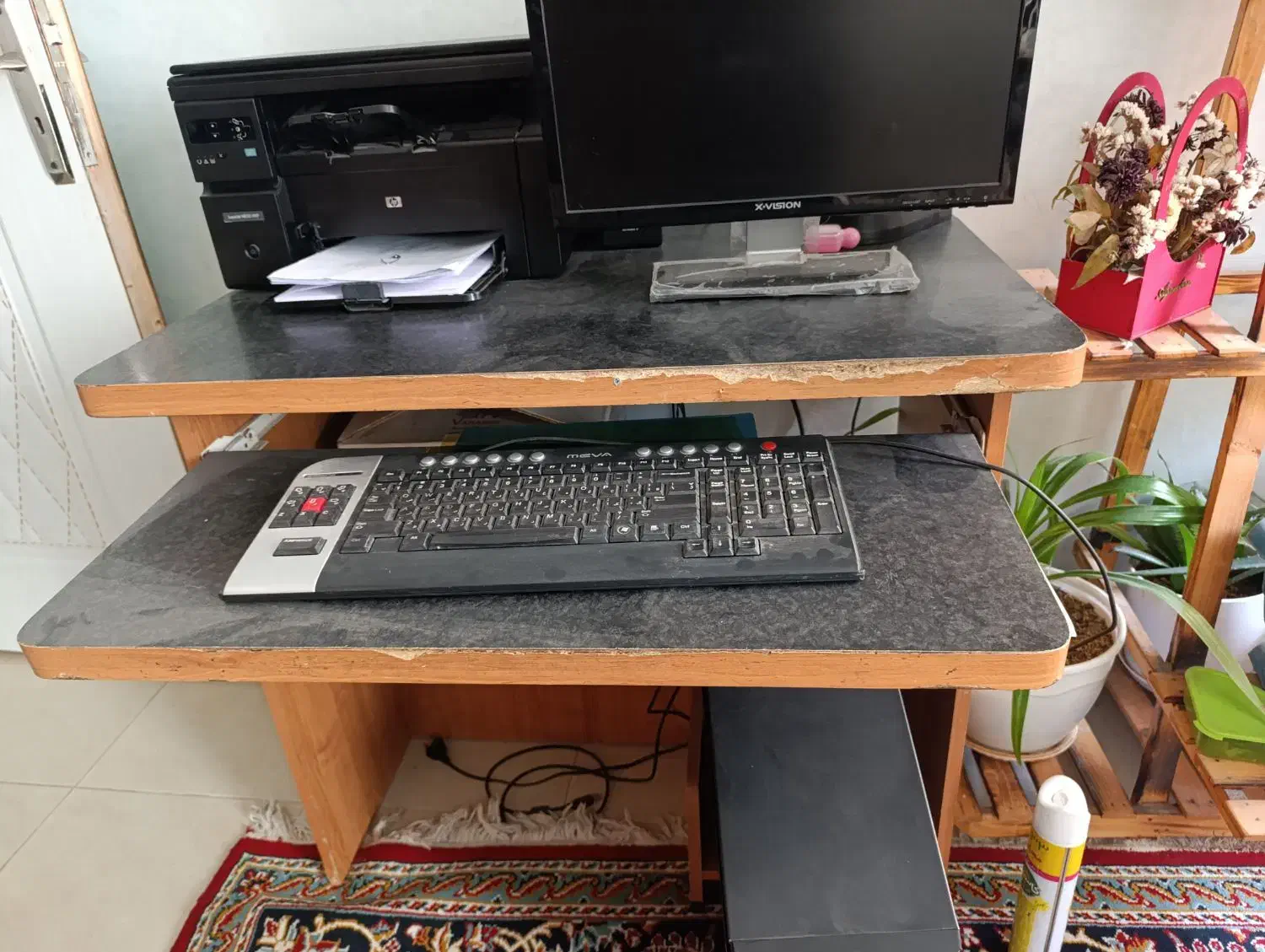 میز کامپیوتر دو طبقه سالم و کاربردی|میز تحریر و کامپیوتر|مشهد, شهرک لشکر (شهرک غرب)|دیوار