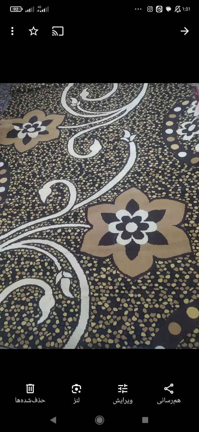 یک عدد فرش فانتزی ۹متری|فرش|قدس, شهرقدس|دیوار