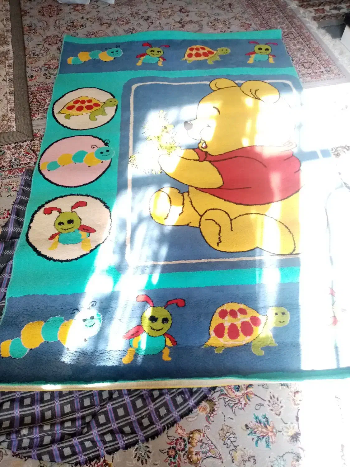 فرش بچگانه 145در 230تمیز وشسته|فرش|فولادشهر, B2|دیوار