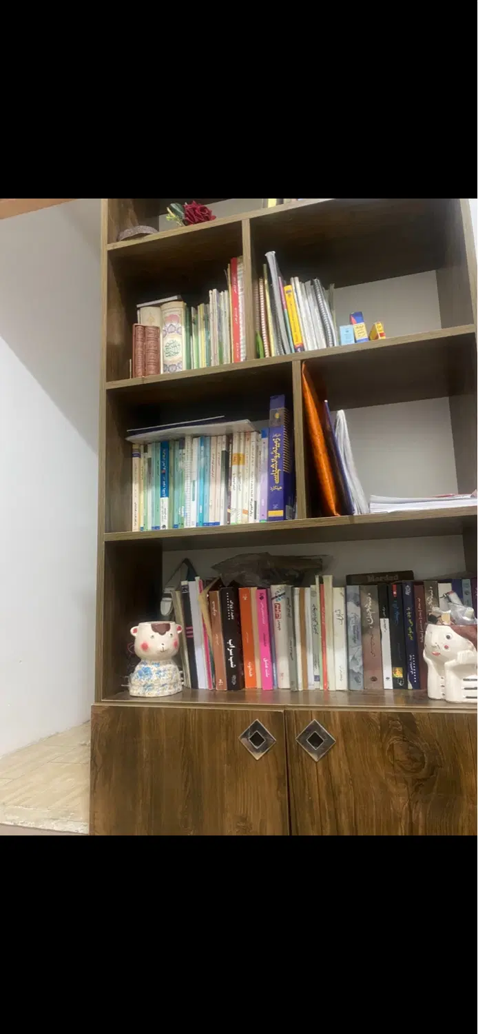 کتابخانه|کتابخانه، شلف، قفسه‌های دیواری|رودسر, |دیوار