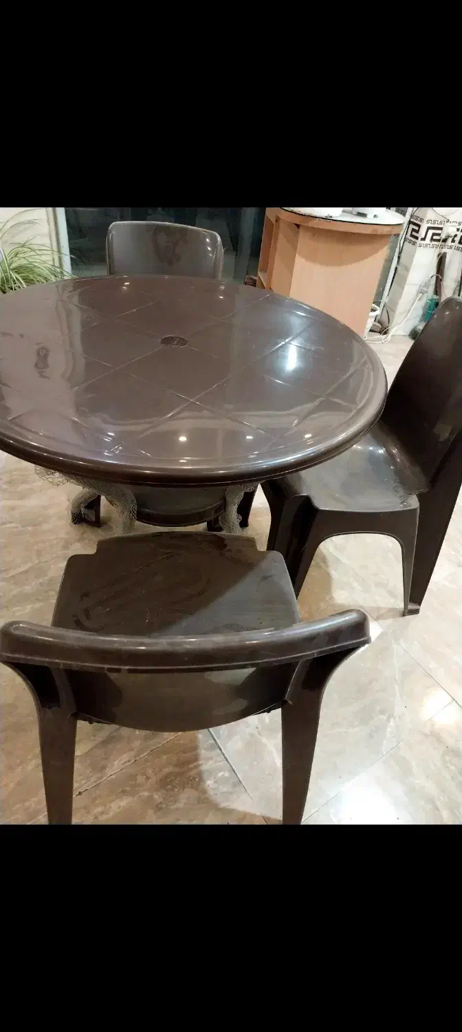 میز و صندلی پلاستیکی|میز و صندلی غذاخوری|بابل, |دیوار