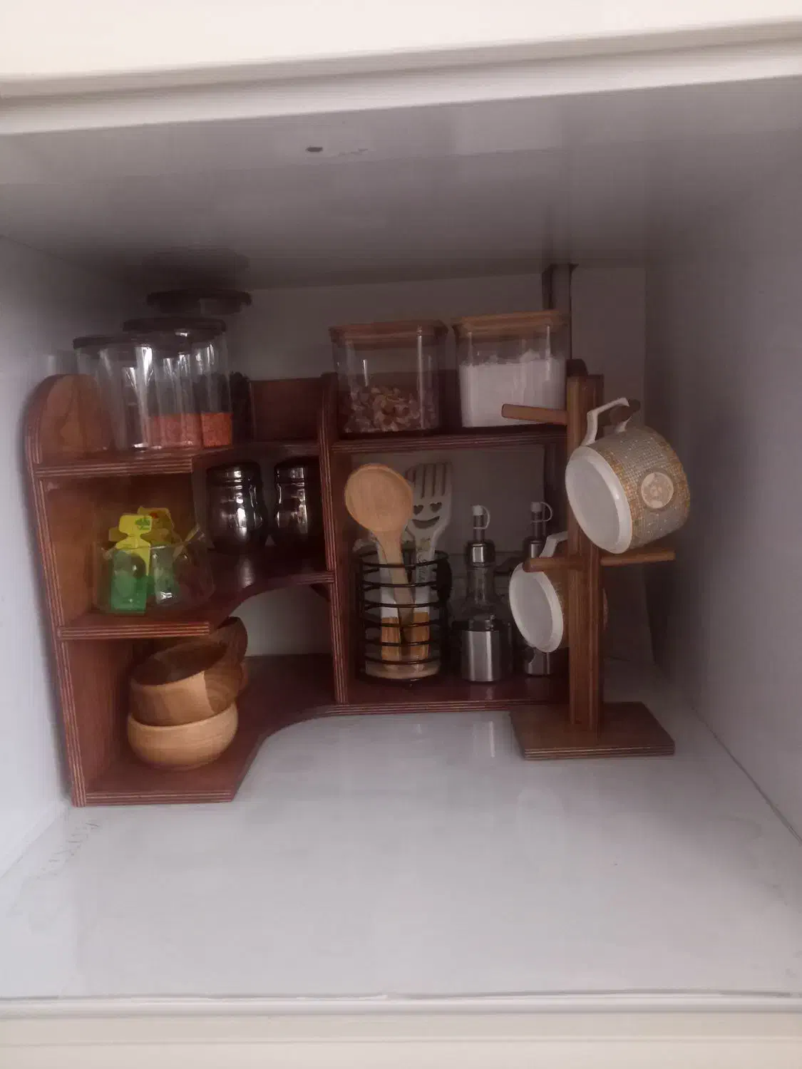 استند مخصوص کنج کابینت|آبچکان و نظمدهنده ظروف|شیراز, شهرک فرزانگان|دیوار