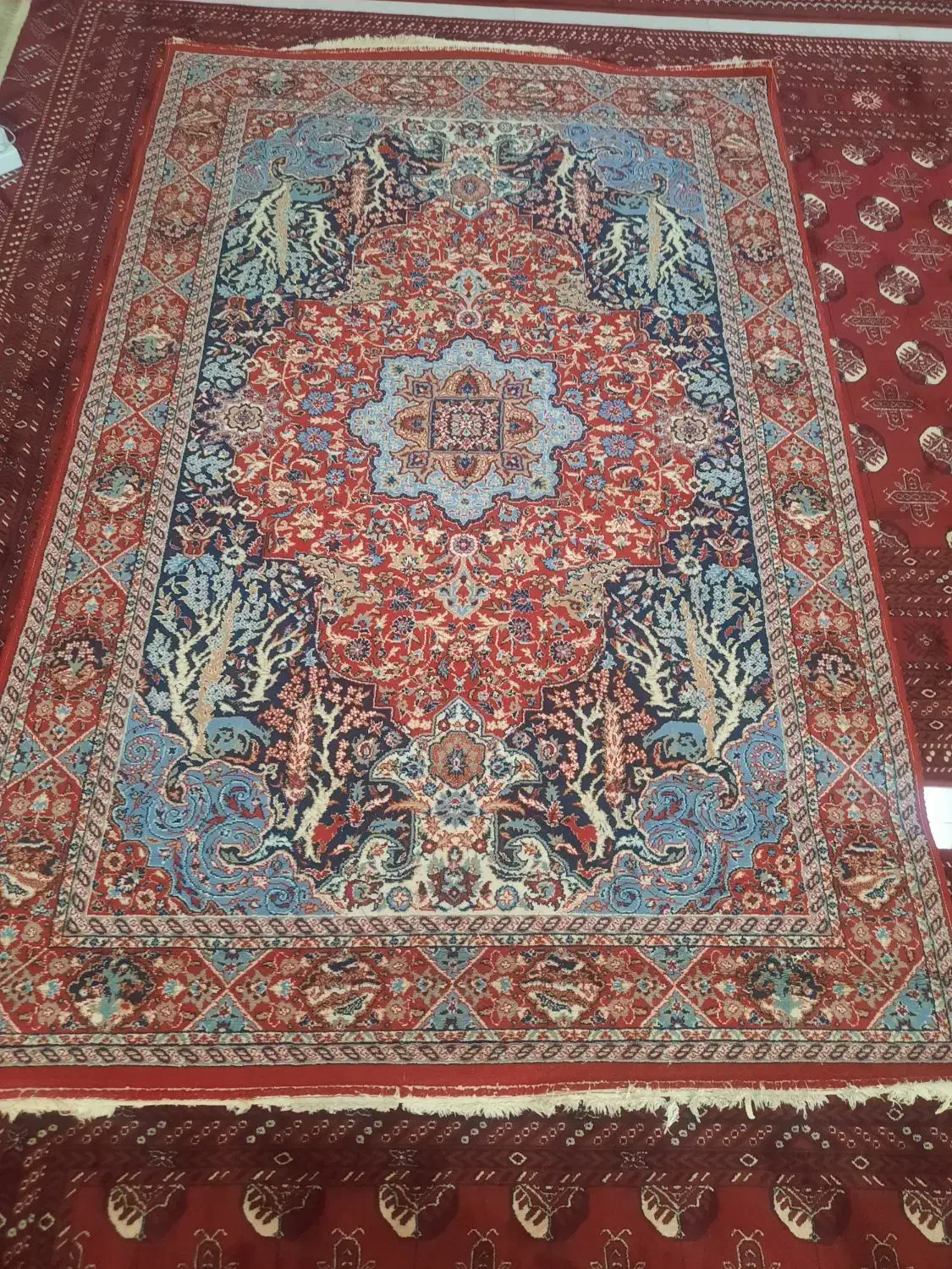 فرش ماشینی یزد 2 در 1/5|فرش|زاهدان, |دیوار