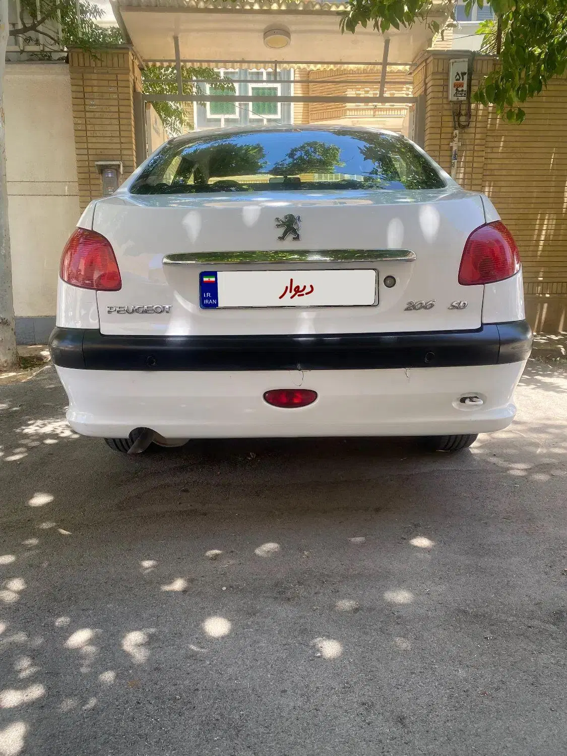 206 sd مدل ۹۴|خودرو سواری و وانت|شیراز, زرهی|دیوار