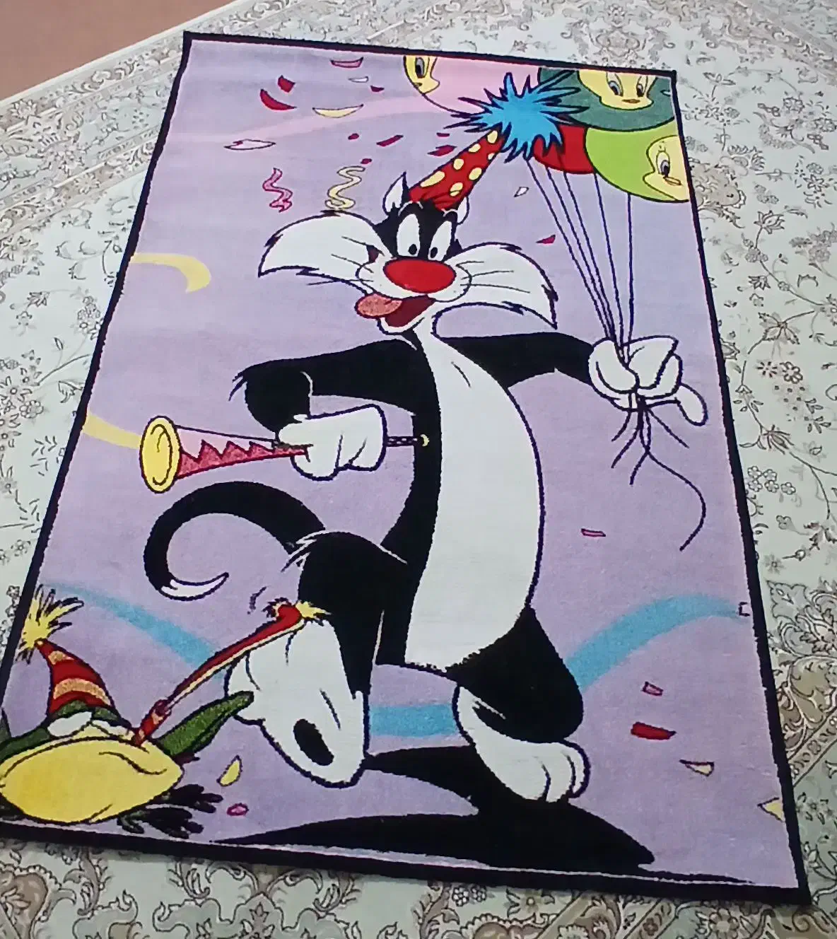 گلیم فرش کودک|گلیم، جاجیم، گبه|صحنه, |دیوار