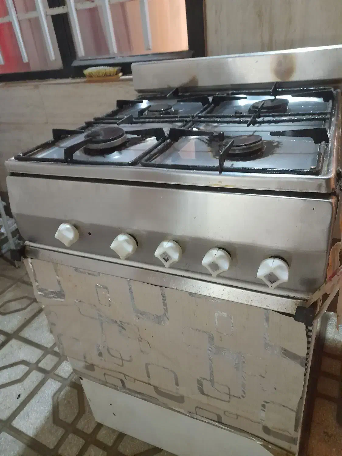 گاز فر دار قدیمی چهار شعله|اجاق گاز و لوازم برقی پختوپز|سبزوار, توحیدشهر|دیوار