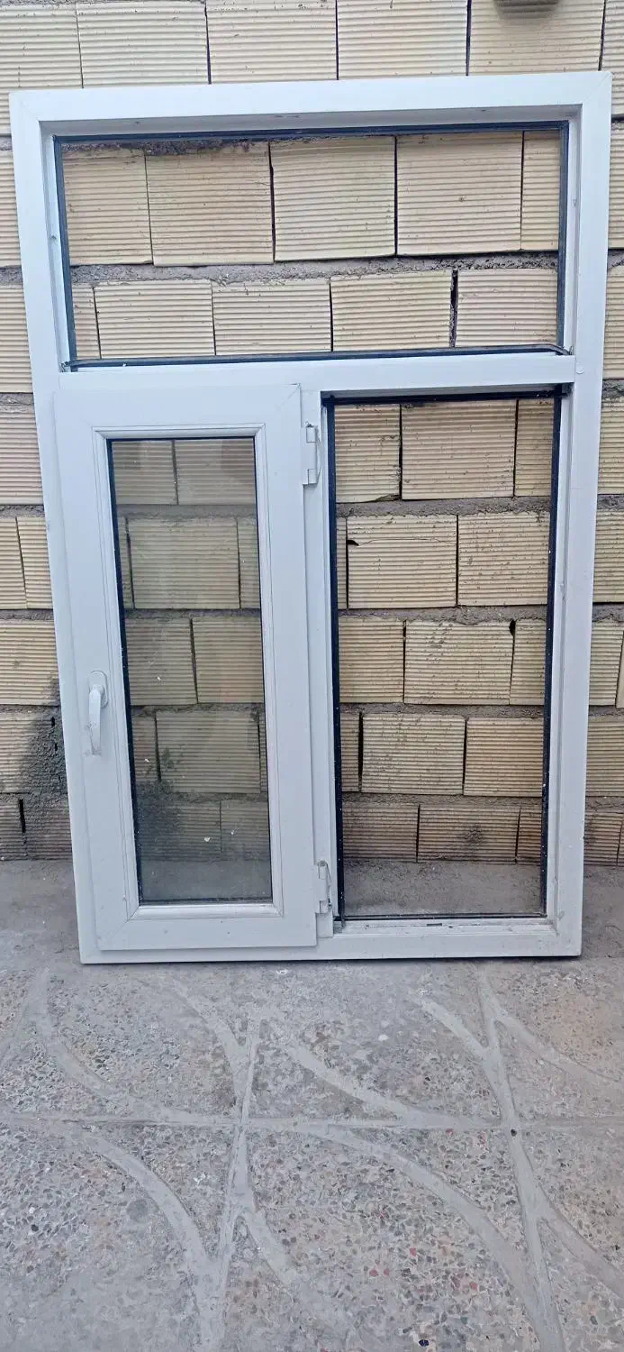 پنجره دوجداره سالم سالم نو با شیشه های سالم|مصالح و تجهیزات ساختمان|تاکستان, |دیوار