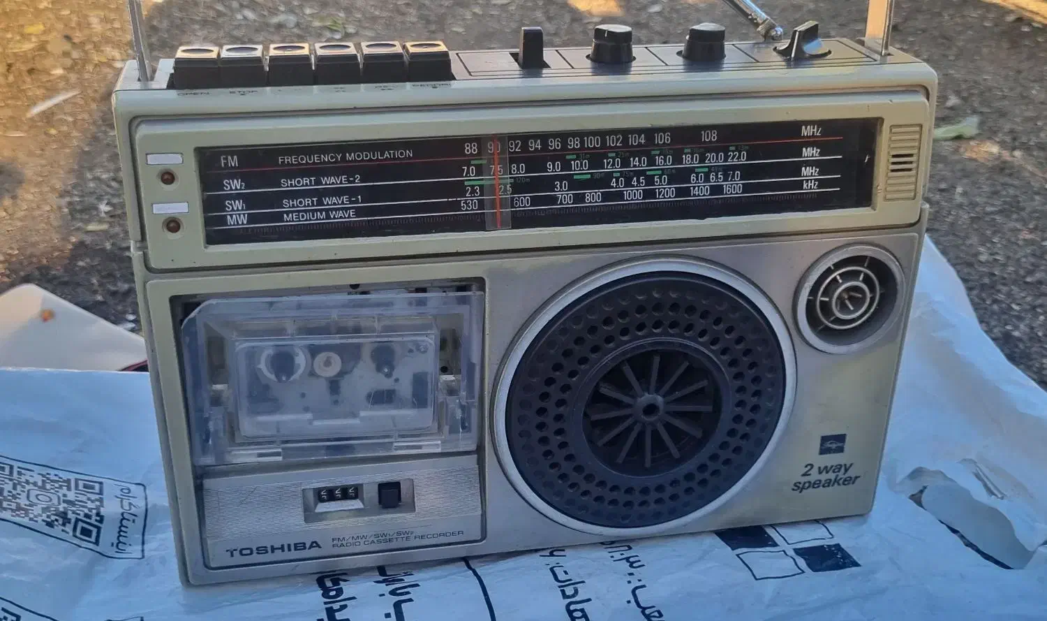 رادیو قدیمی توشیبا ژاپن|کلکسیون اشیاء عتیقه|قزوین, |دیوار