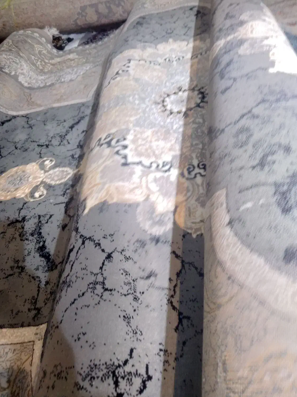 فرش طرح سنگ|فرش|سمنان, |دیوار