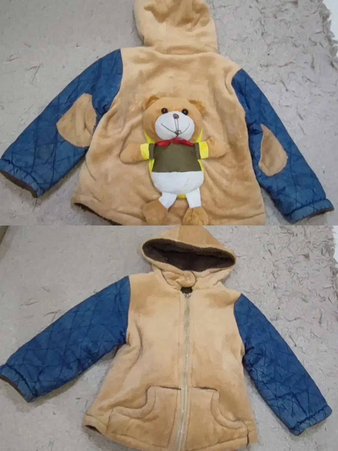 کاپشن عروسکی تو کرک مناسب ۳ تا ۵ سال|کفش و لباس بچه|مشهد, آبکوه|دیوار