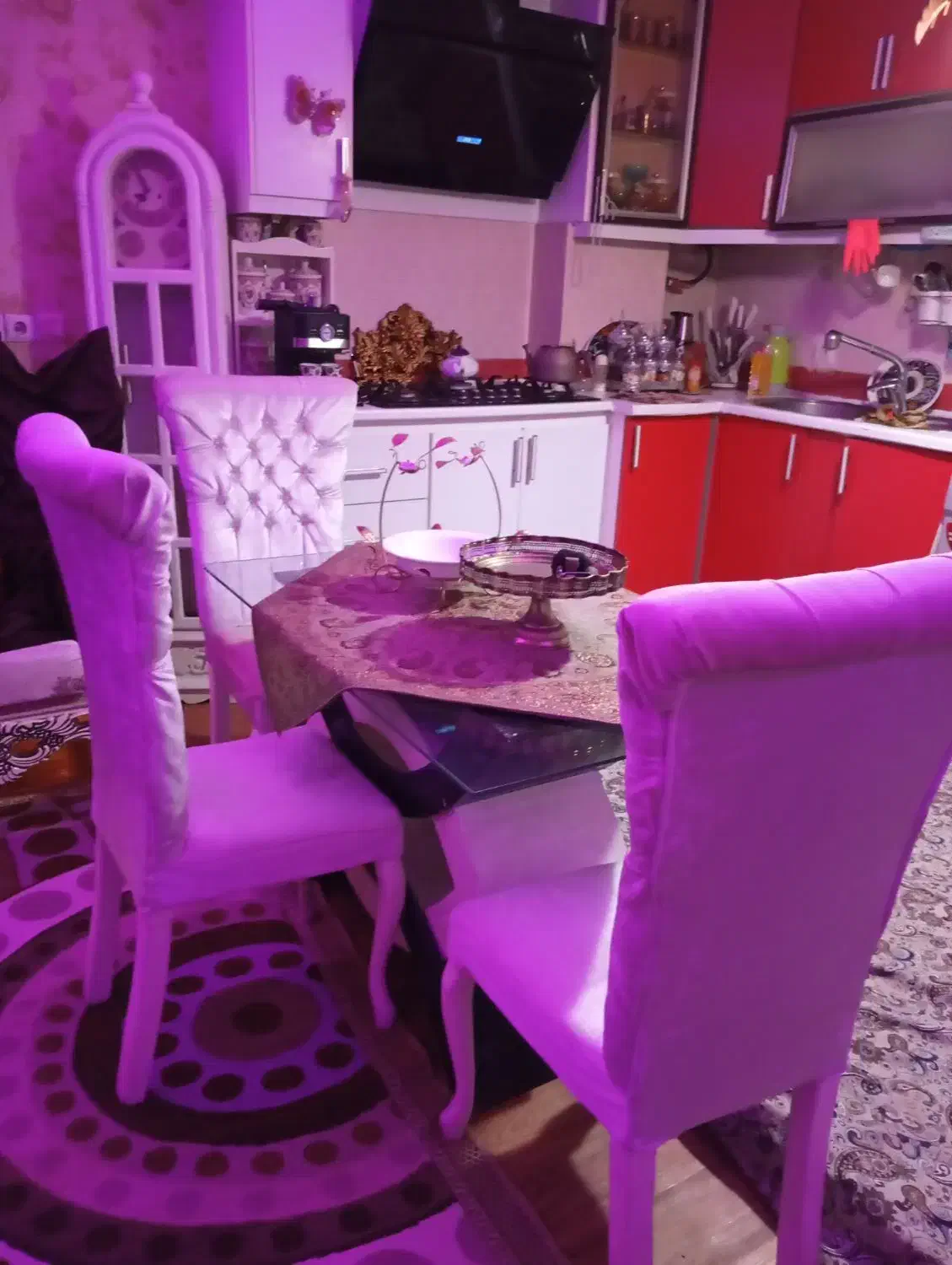 میز ناهارخوری ۴نفره|میز و صندلی غذاخوری|لوندویل, |دیوار