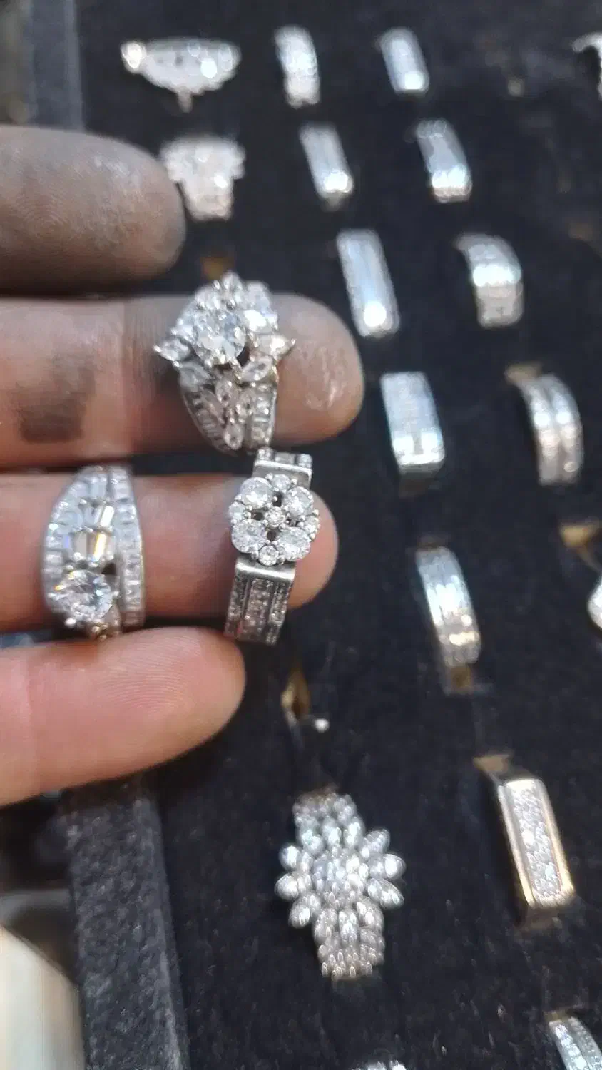 انگشتر نقره زنانه|جواهرات|قم, شهر قائم|دیوار