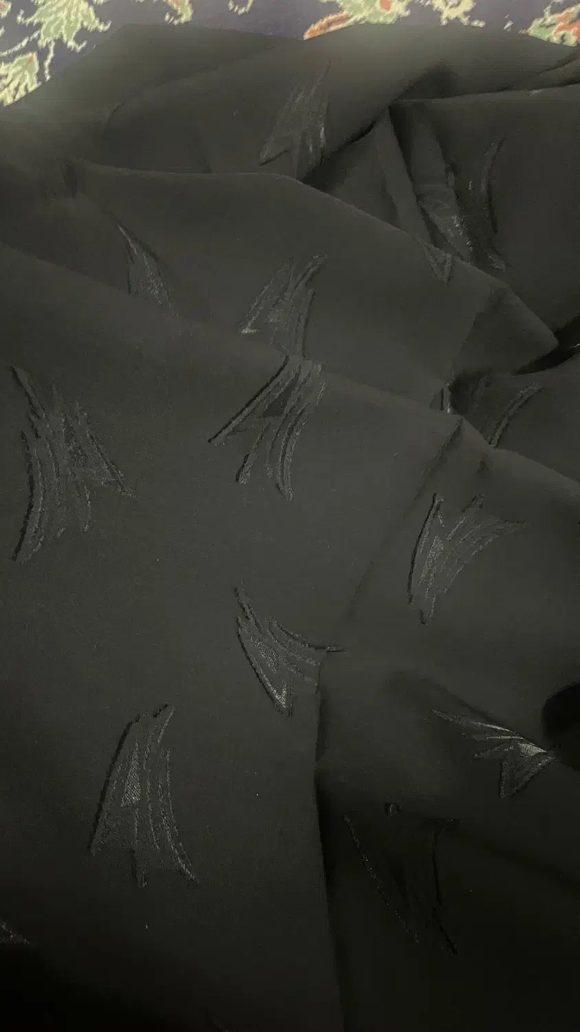 پارچه چادری مشکی|لباس|مبارکه, |دیوار