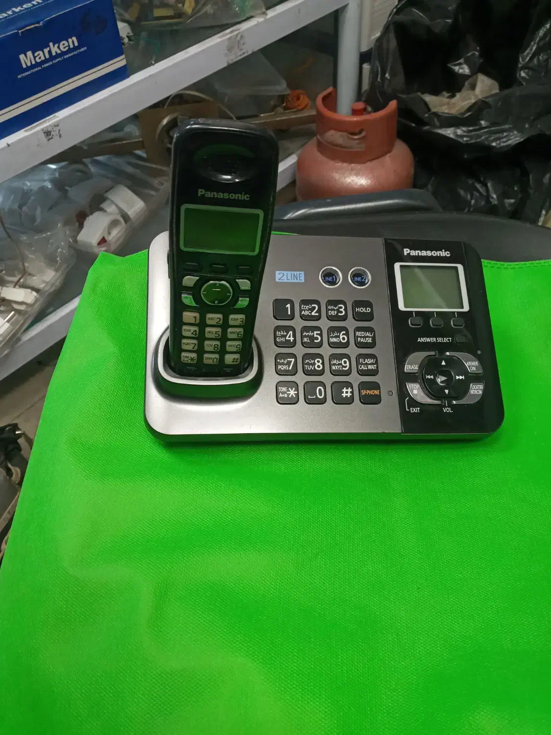 تلفن بیسیم ۲گوشی منشی دوخط|تلفن رومیزی|تهران, بهار|دیوار