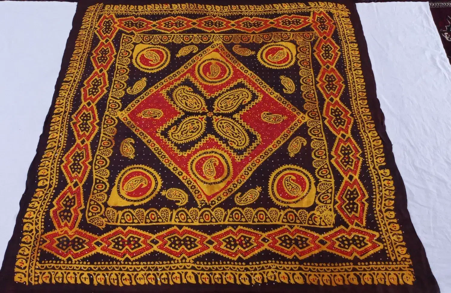 روسری ترکمنی اصل ابریشم|کلکسیون اشیاء عتیقه|بندر ترکمن, |دیوار