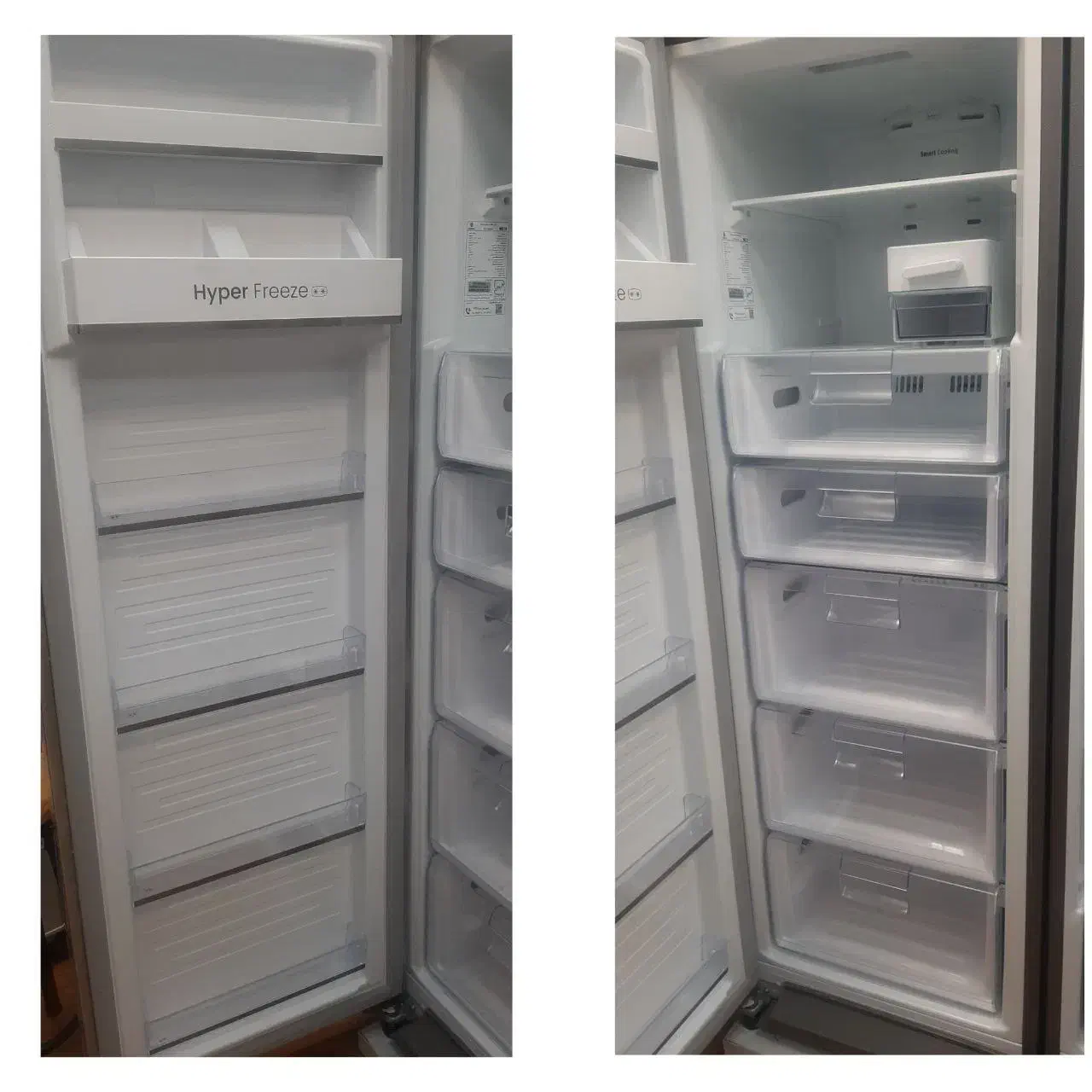 یخچال فریزر دو قلوی اسنوا|یخچال و فریزر|بروجن, |دیوار