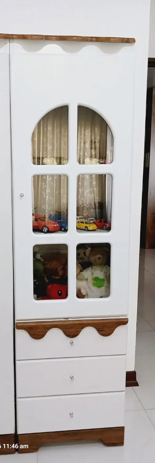 تخت و کمد کودک و نوجوان|تخت و سرویس خواب|ساری, |دیوار