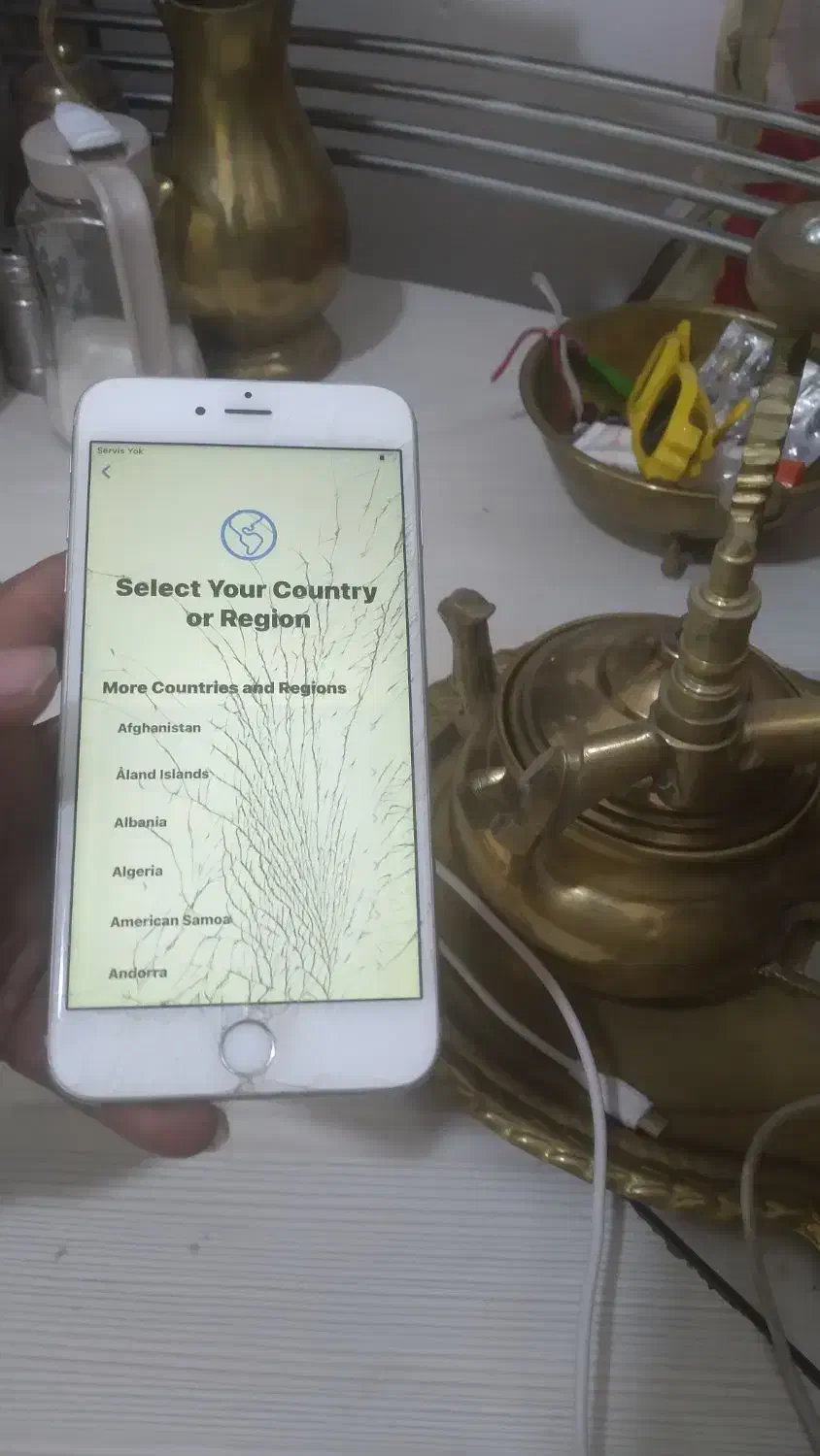 آیفون 6s تاجش شکسته|موبایل|اردبیل, |دیوار