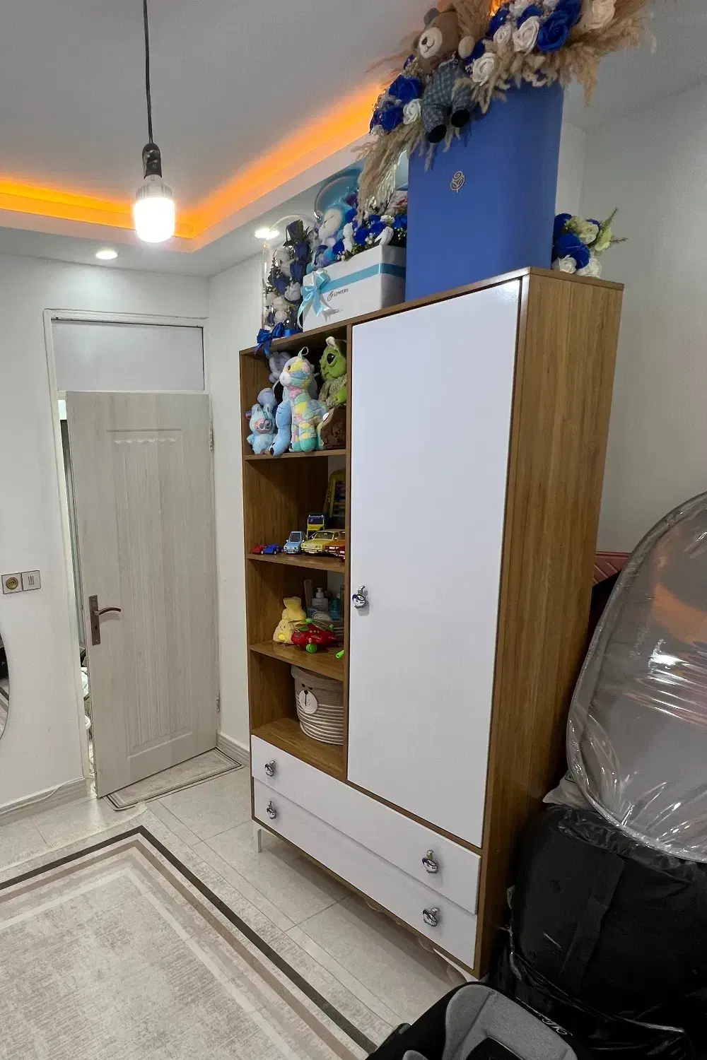 کمد ام دی اف|جاکفشی، کمد، دراور|رشت, لاکانی|دیوار