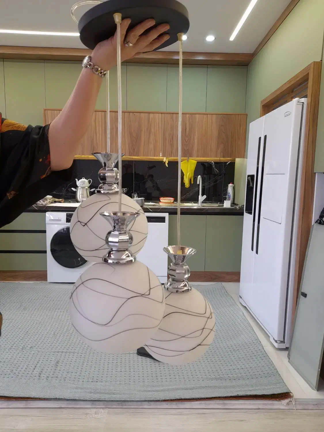 لوستر|لوستر و چراغ آویز|اردبیل, |دیوار