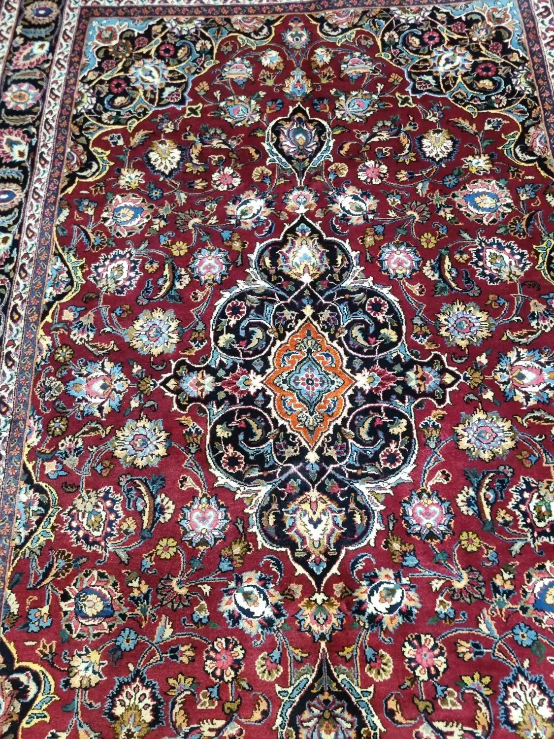 فرش دستبافت جفت ۶متری مخمل بافت|فرش|مشهد, حجت|دیوار