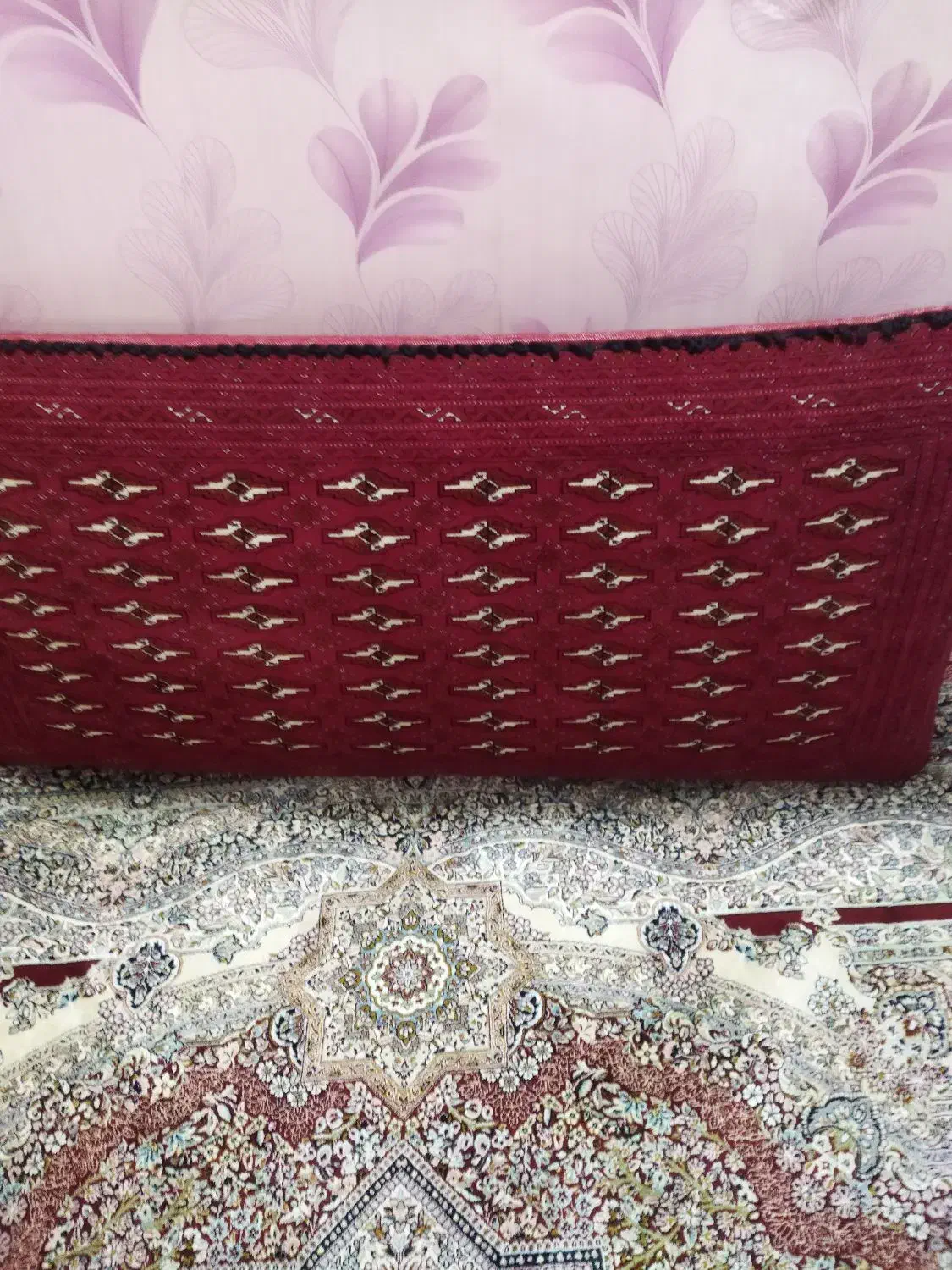 پشتی دستبافت ترکمنی|پشتی|مشهد, شاهد (شهرک غرب)|دیوار