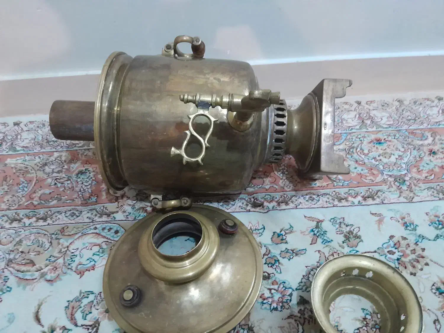 سماور عتیقه ۱۵۵ساله ذغالی|کلکسیون اشیاء عتیقه|کرج, کوی امامیه|دیوار