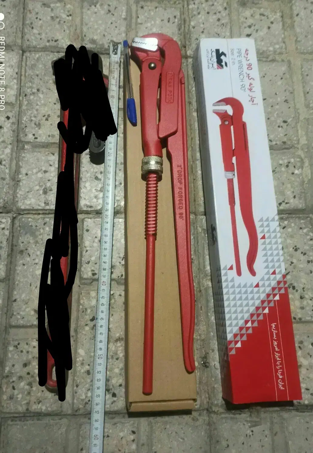 آچار شلاقی اچار لوله گیر 2 اینچ|ابزارآلات|مشهد, امیر المومنین|دیوار