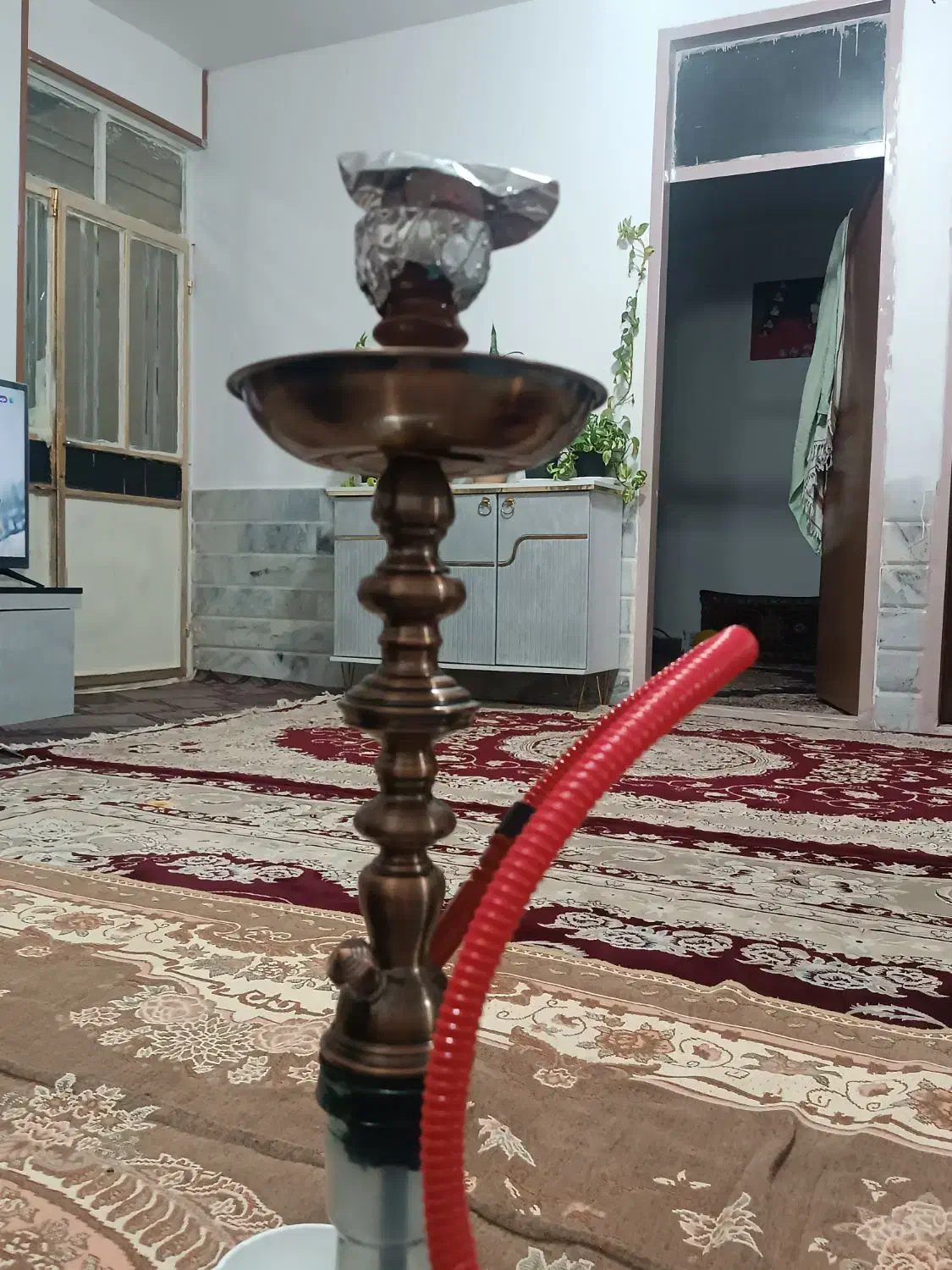 قلیان برنجی|کلکسیون و سرگرمی|قائن, |دیوار