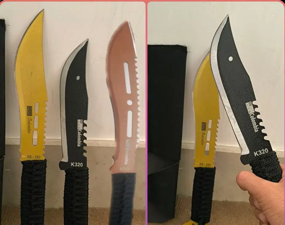 چاقو غلاف دار ۳۳ سانتی متر|کوهنوردی و کمپینگ|لار, |دیوار