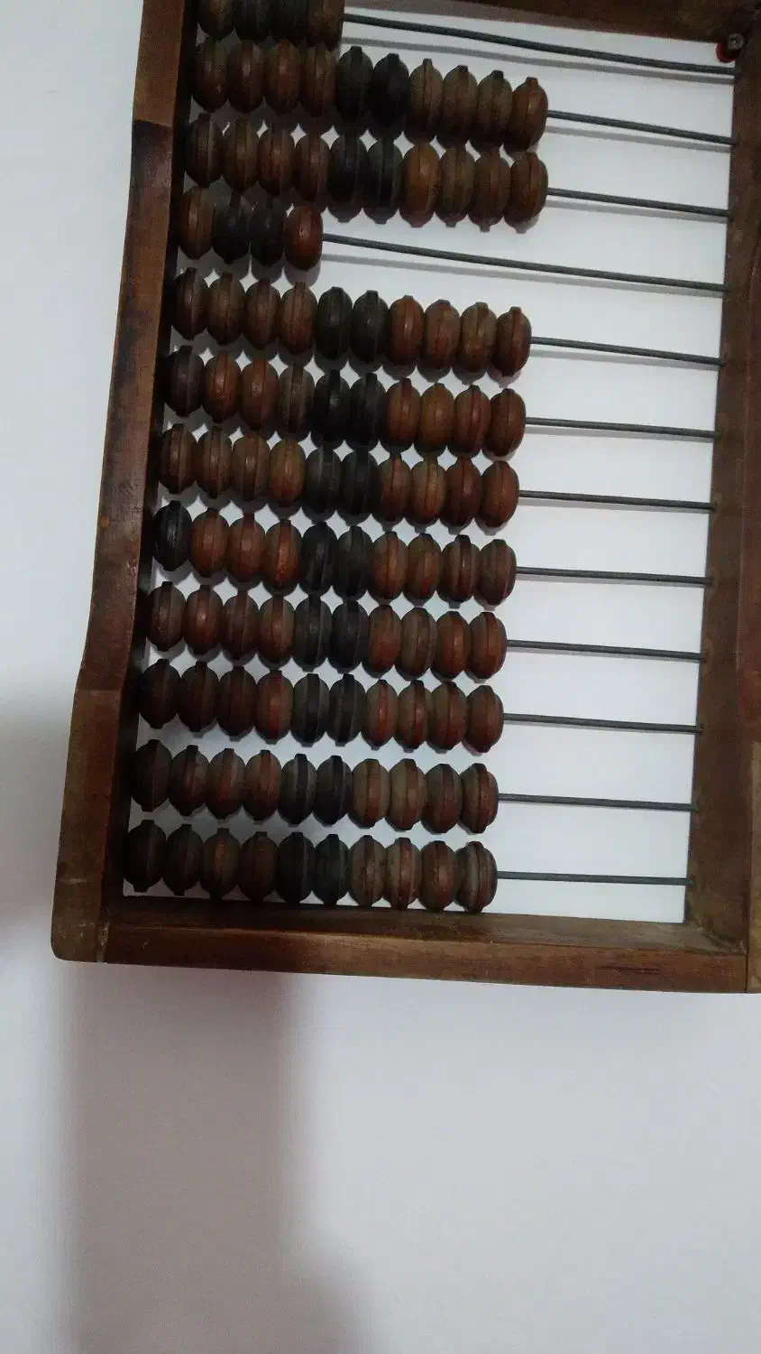 چرتکه چوبی  قدمت دار بالای ۱۰۰ سالشه|کلکسیون اشیاء عتیقه|رشت, جهاد|دیوار