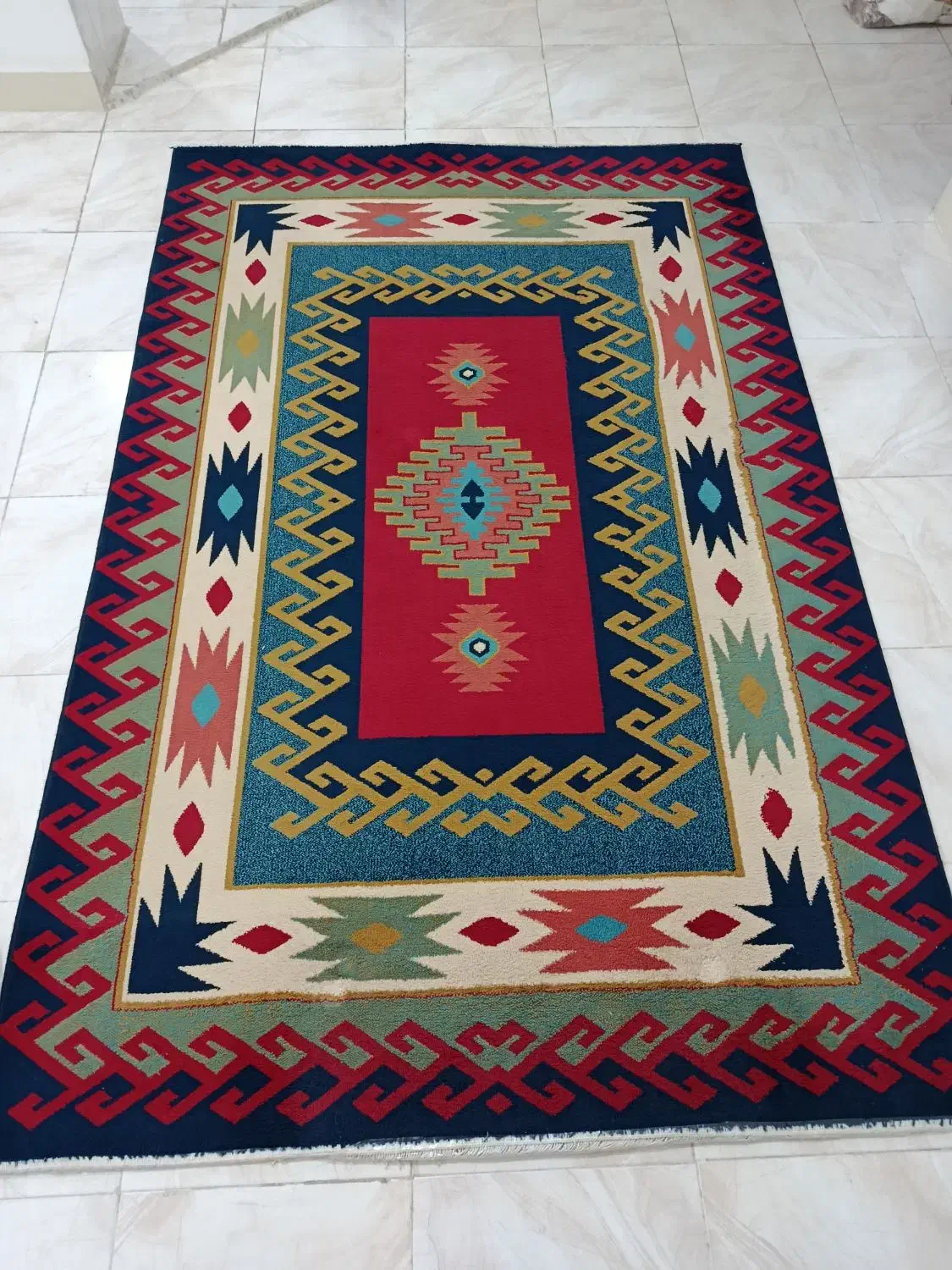 قالیچه نونو|گلیم، جاجیم، گبه|اراک, |دیوار