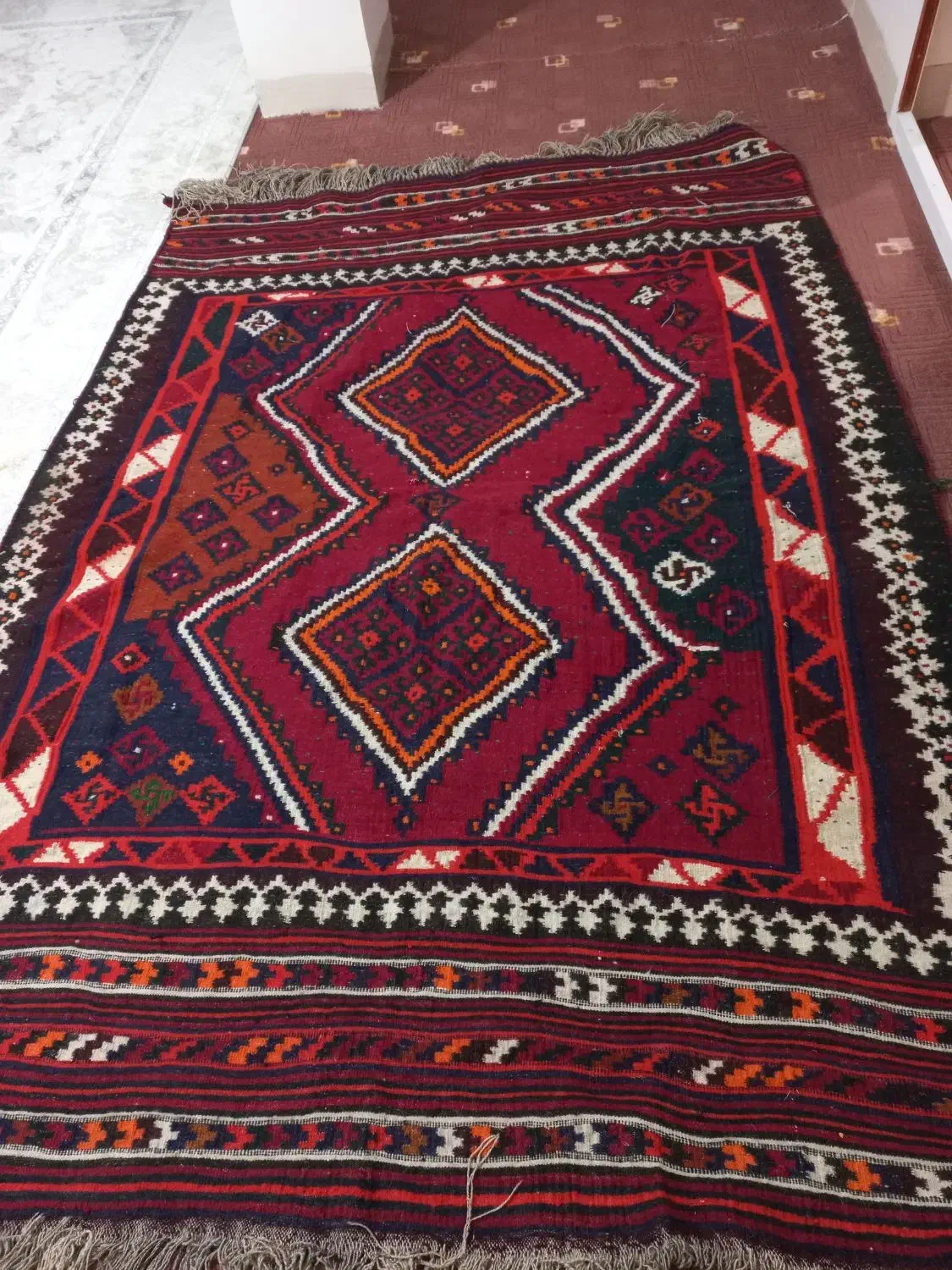 گلیم|گلیم، جاجیم، گبه|مرودشت, ثبت احوال|دیوار