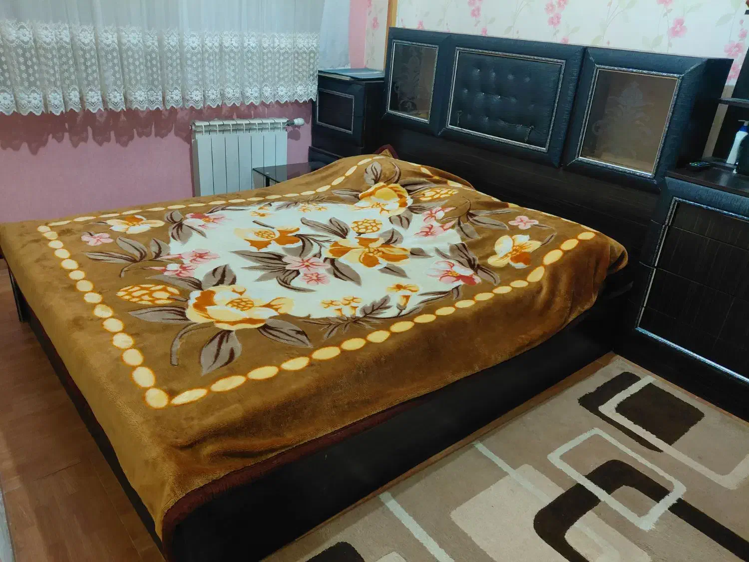 سرویس خواب چوبی به همراه خوشخواب|تخت و سرویس خواب|لاهیجان, فیاض|دیوار