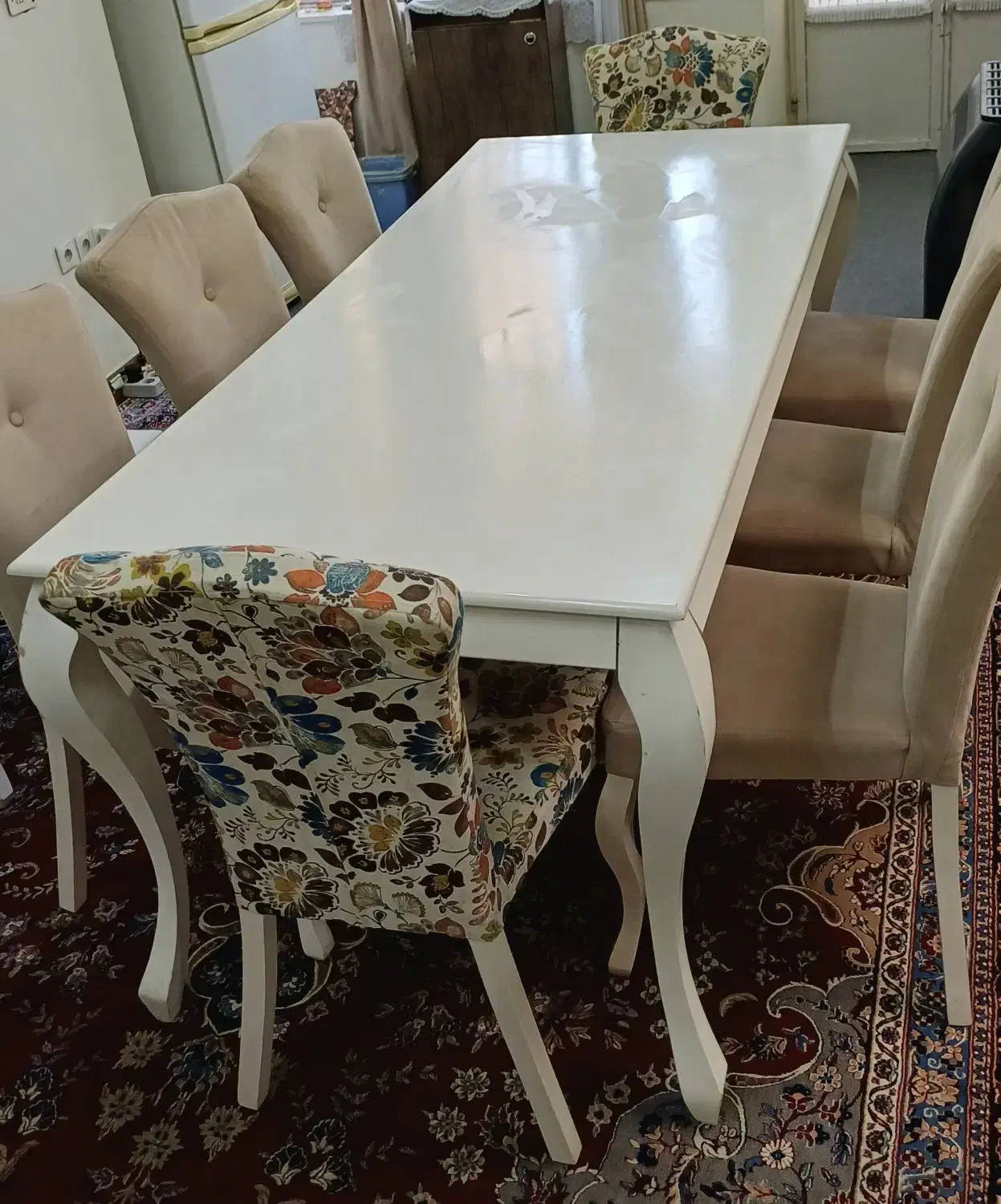 میز نهار خوری / میز غذاخوری/ ۸ نفره|میز و صندلی غذاخوری|شیراز, دشت چنار|دیوار