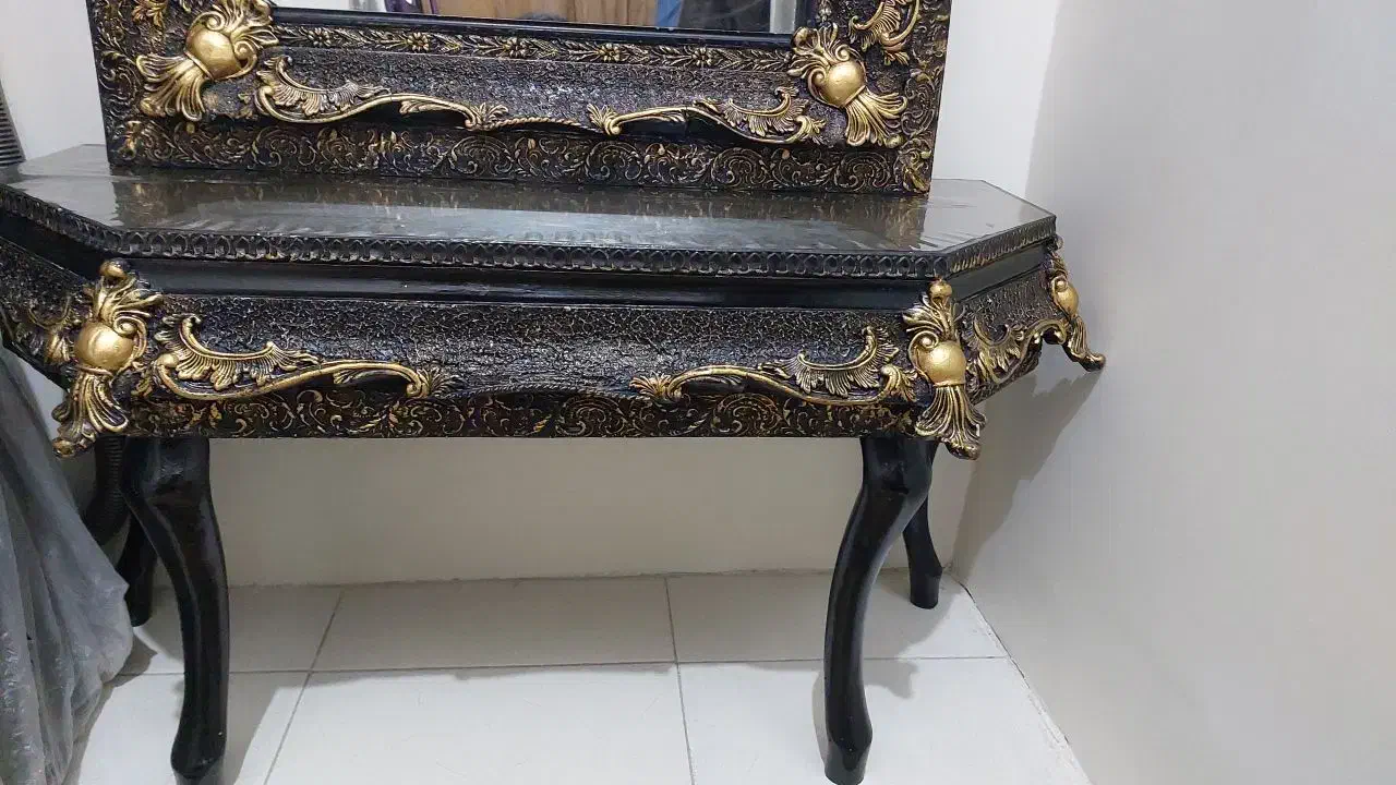 آیینه و میز|بوفه، ویترین، کنسول|تهران, والفجر (افسریه)|دیوار