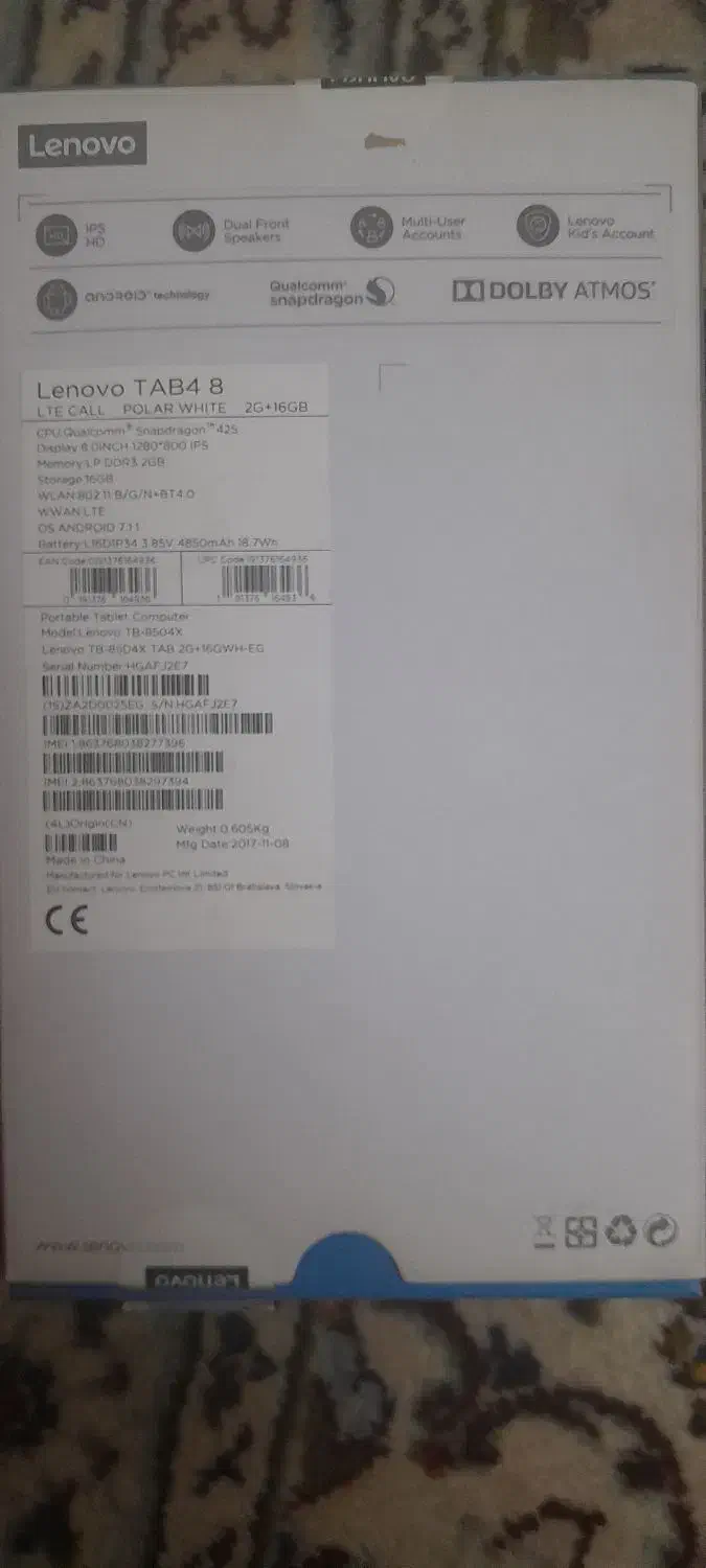 تبلت لنوو tab 4 8|تبلت|تهران, باغ فیض|دیوار