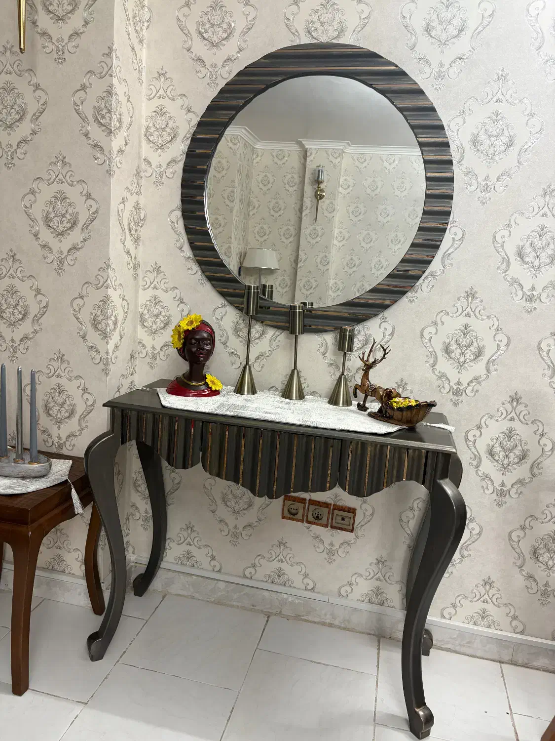 آیینه وکنسول پتینه|بوفه، ویترین، کنسول|زاهدان, |دیوار