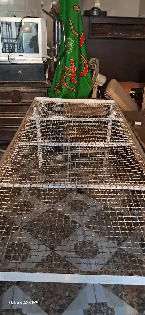 تخت سبمی تمیز اهنی ۲در۱ شیک|تخت و سرویس خواب|ایذه, |دیوار