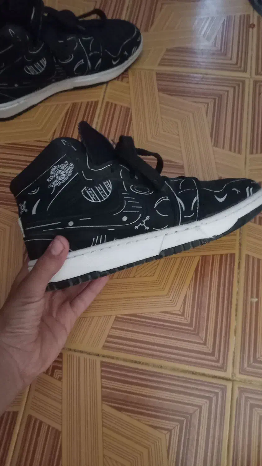 یک جفت نیم بوت JORDAN|کیف، کفش، کمربند|بروجرد, |دیوار