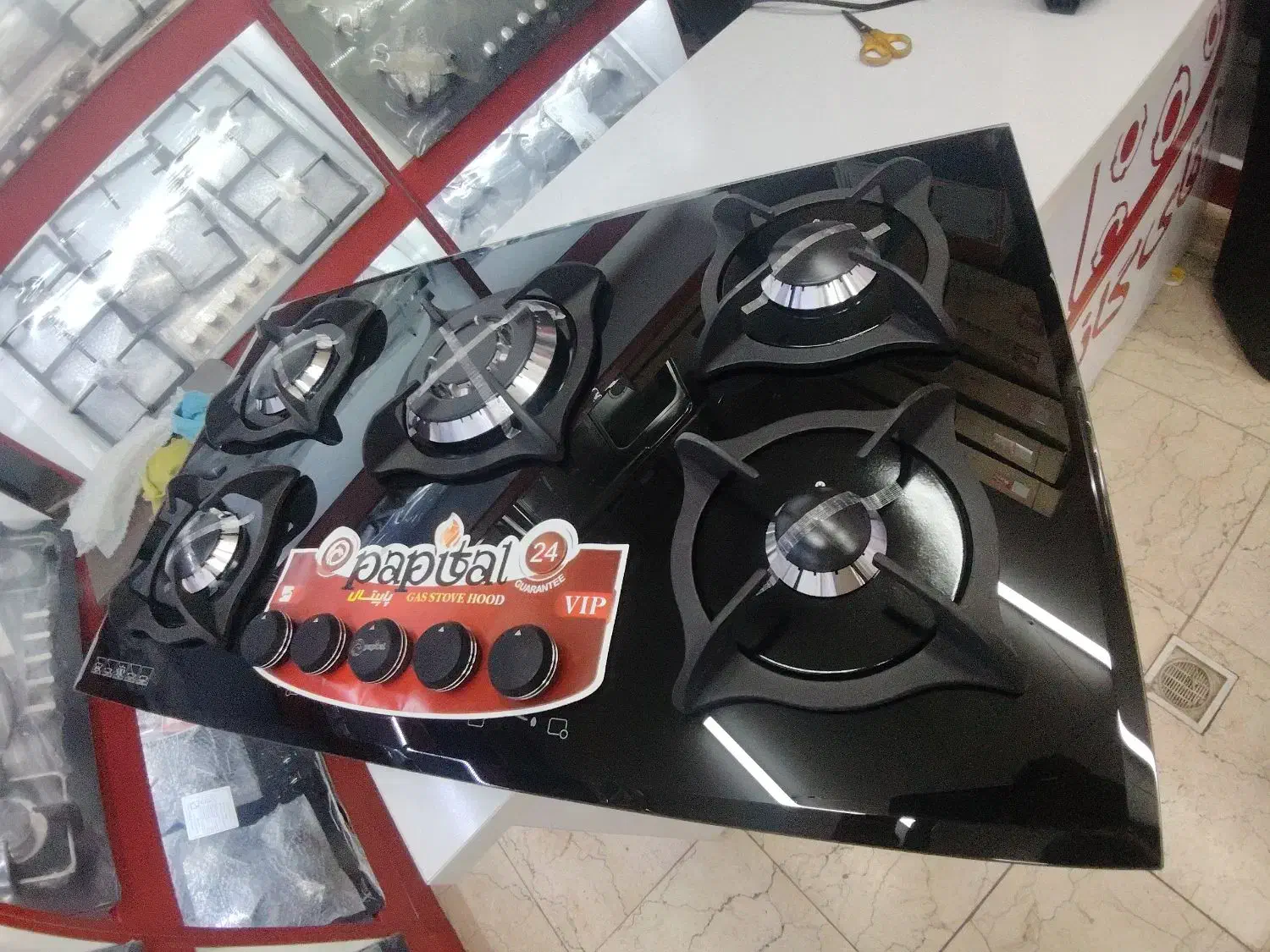 گاز صفحه ای رومیزی PG4(پاپیتال) +5سال گارانتی شیشه|مصالح و تجهیزات ساختمان|اصفهان, پوریای ولی|دیوار