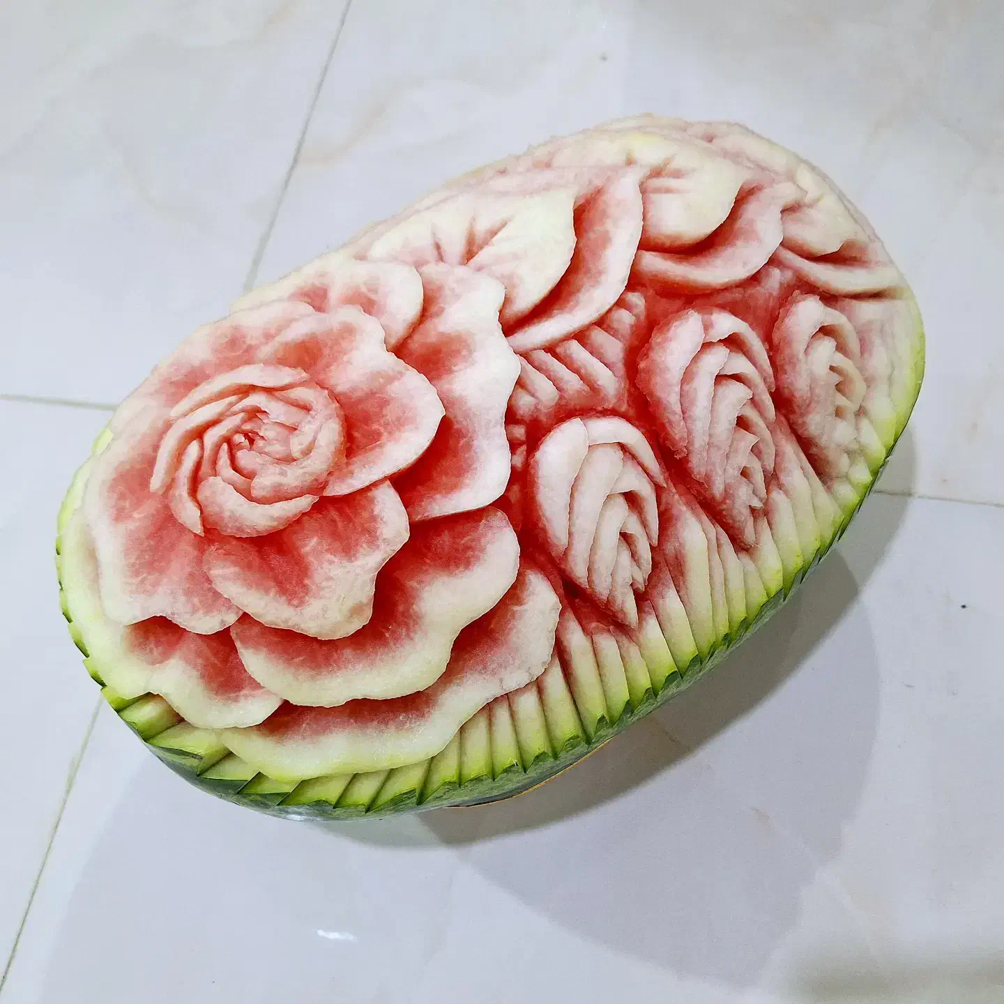 حکاکی هندوانه و میوه آرایی|خدمات پذیرایی، مراسم|نسیمشهر, |دیوار