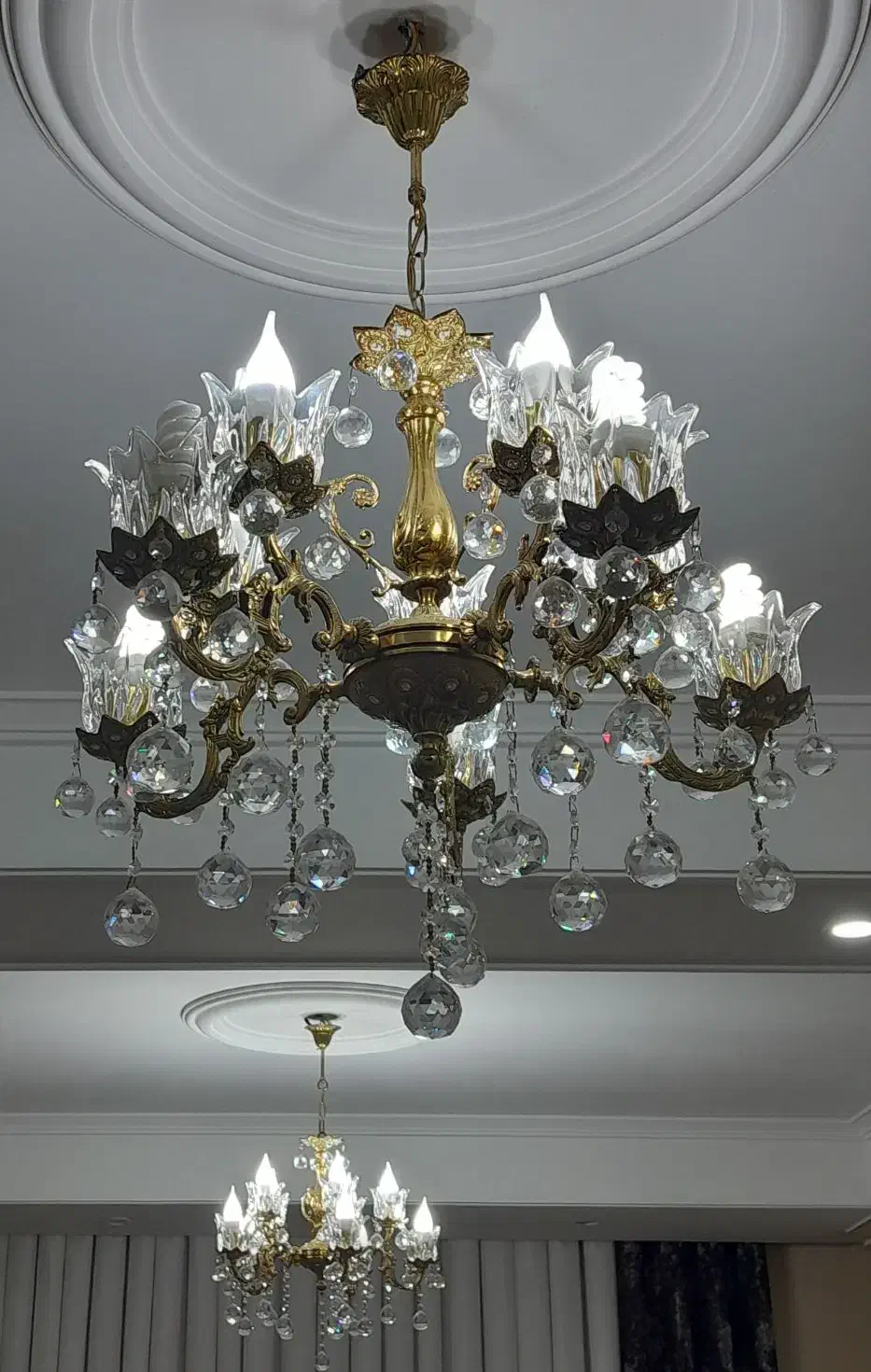 لوستر برنز|لوستر و چراغ آویز|تهران, تهرانسر شمالی|دیوار