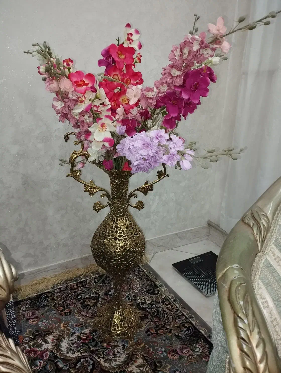 گلدان برنج|گل مصنوعی|تهران, فلاح|دیوار