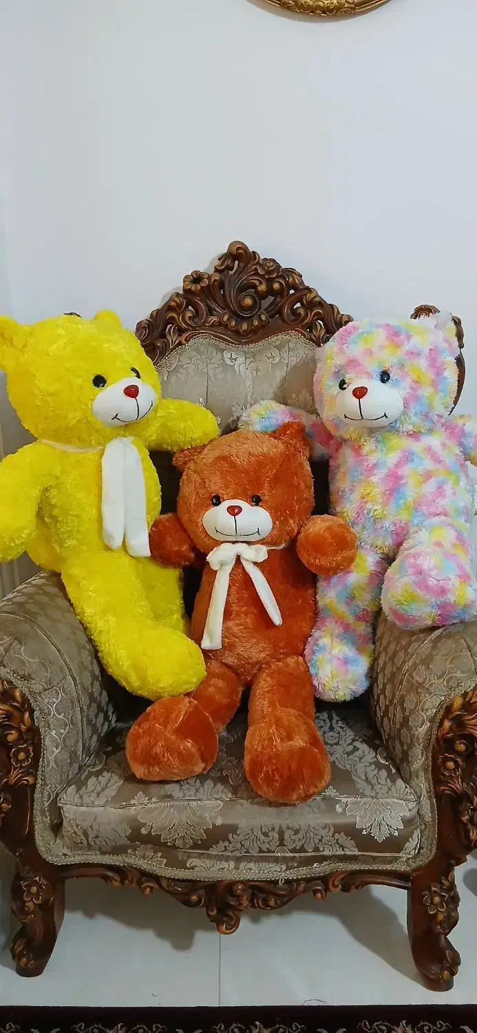 عروسک خرس یک متری|اسباب‌‌بازی|ساری, |دیوار