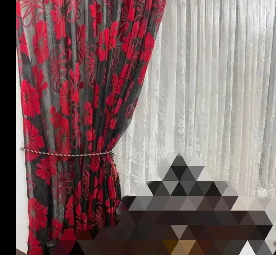 قالیچه و پادری پرده|فرش|آستانه اشرفیه, |دیوار