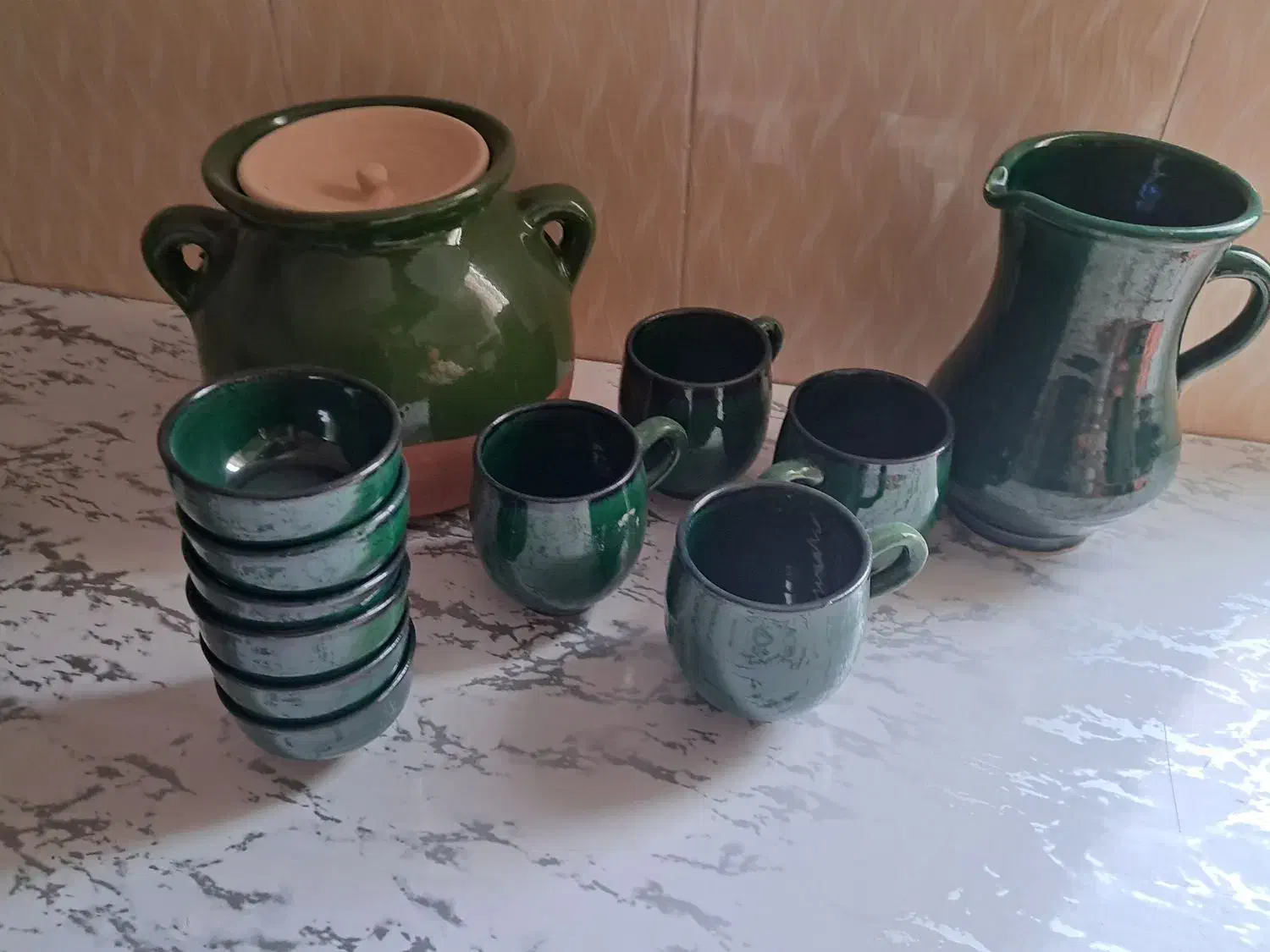 ظروف سفالی|ظروف سرو و پذیرایی|ماهدشت, |دیوار