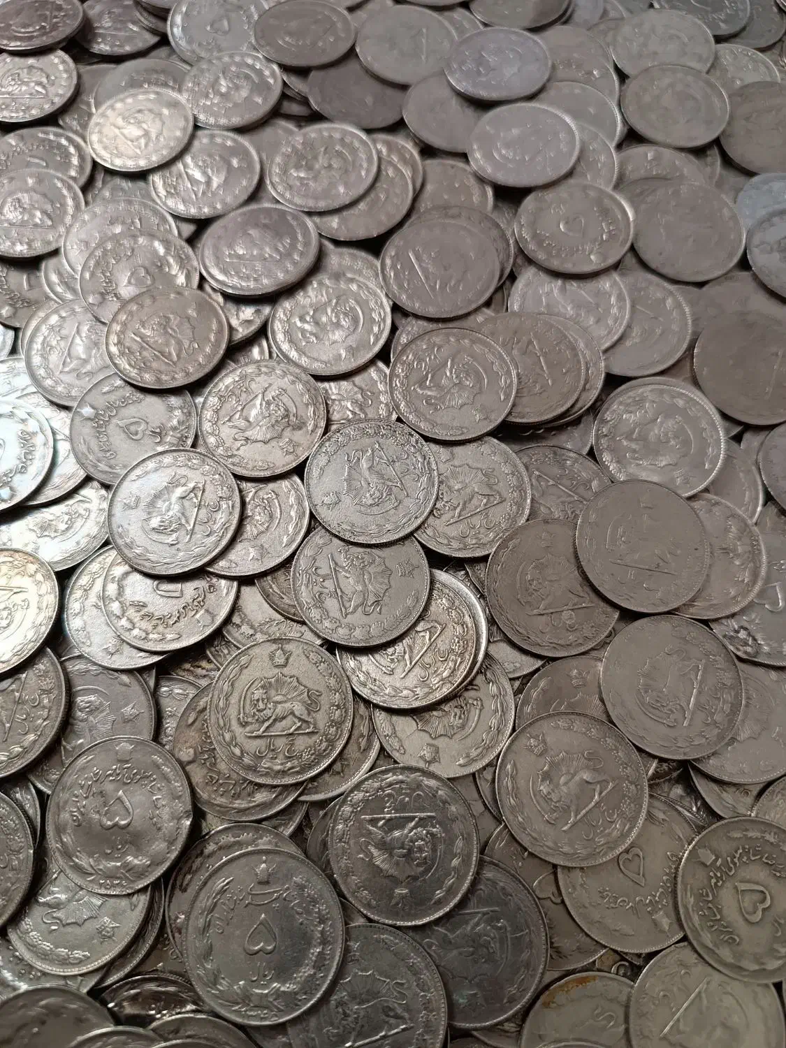 سکه پنج ریالی پهلوی|کلکسیون سکه، تمبر، اسکناس|ملایر, |دیوار