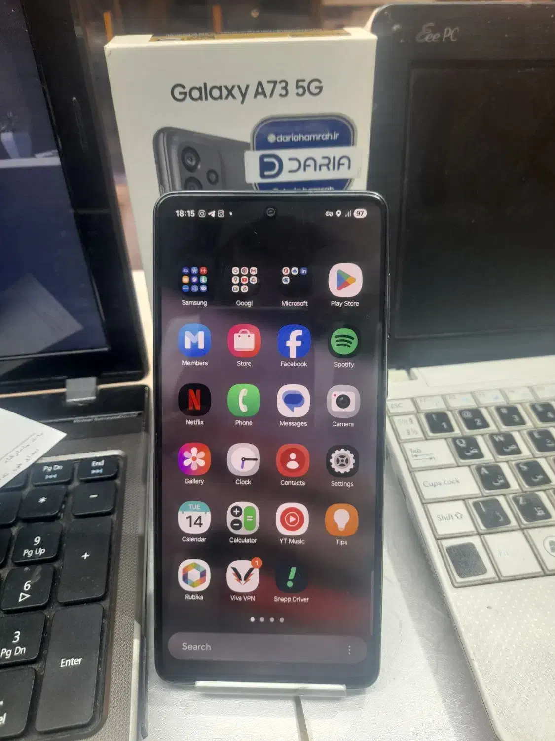 سامسونگ A73 5g حافظه ۲۵۶ گیک|موبایل|شاهین‌شهر, نظامی|دیوار