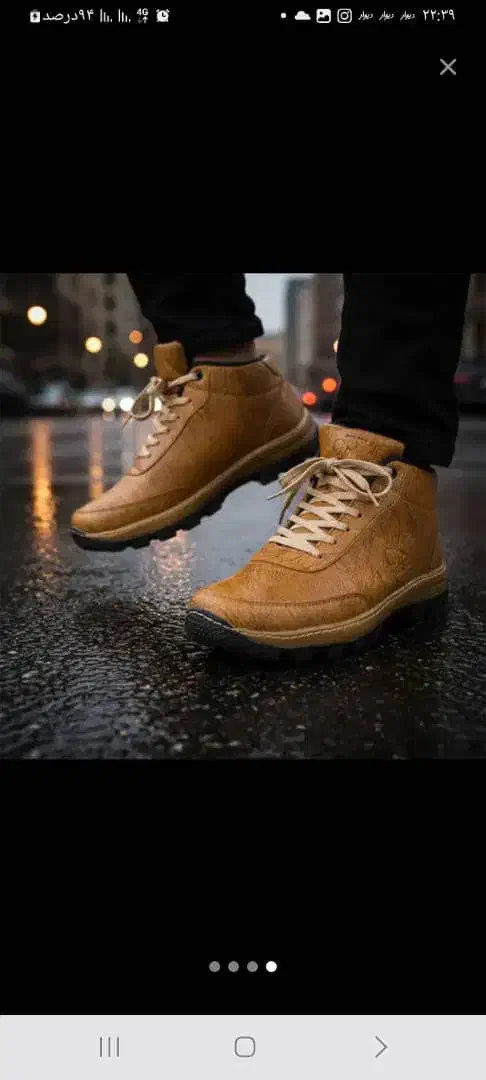 کفش نیم بوت مردانه ck|کیف، کفش، کمربند|ری, شهرری|دیوار